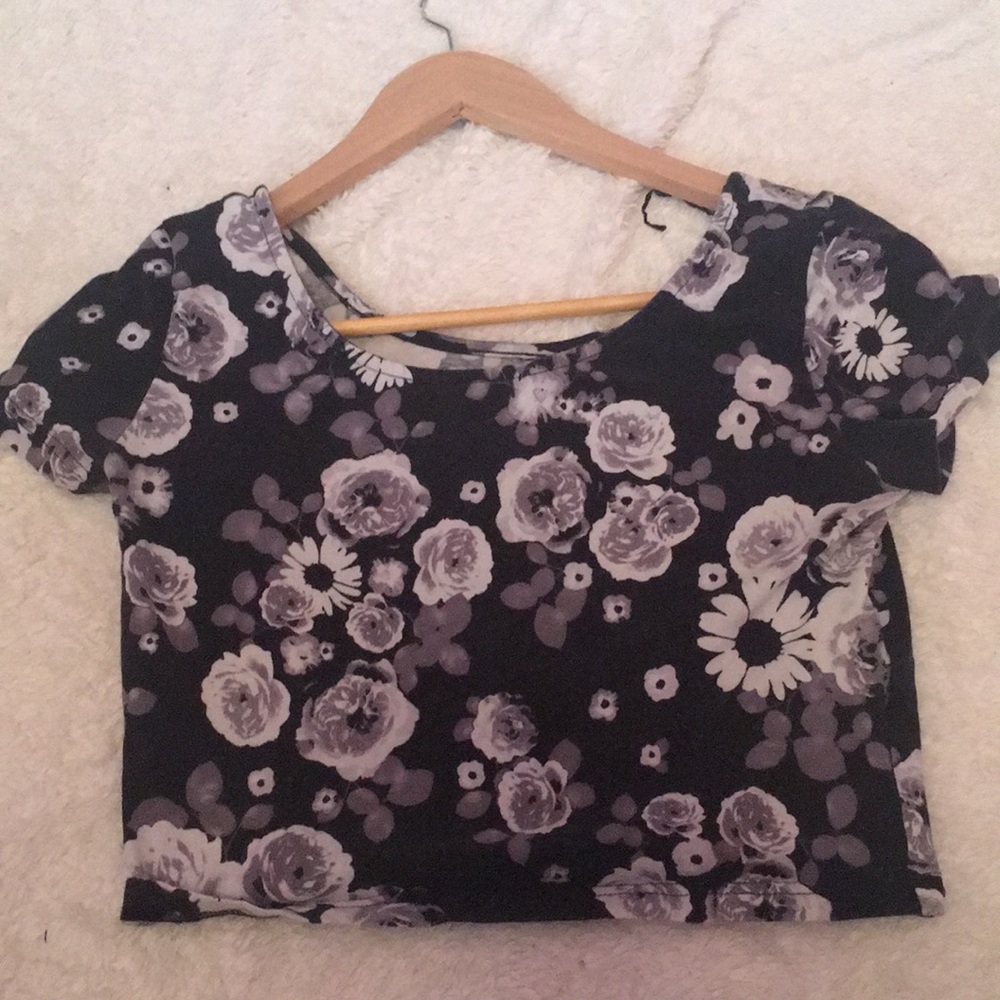 Floral crop top